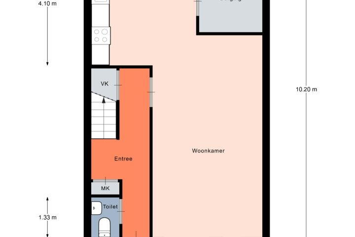 Plattegrond – Eekschillerspad 16, Nieuw-Roden