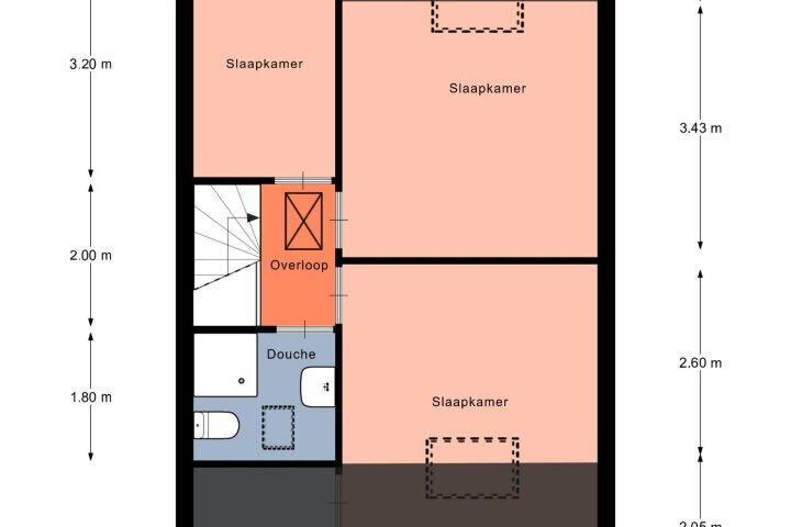 Plattegrond – Eekschillerspad 16, Nieuw-Roden