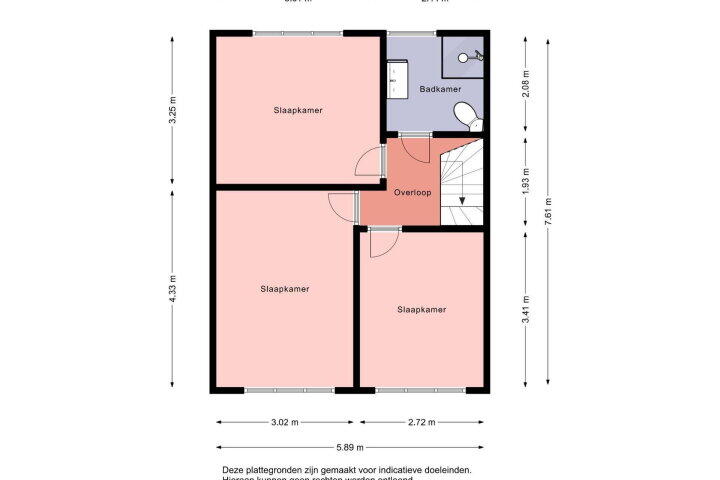 Plattegrond – Eeltsjebaes 75, Joure