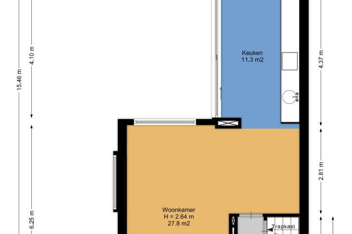 Plattegrond – Eemstraat 30, Enschede