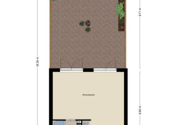 Plattegrond – Eendekooistraat 10, Maastricht