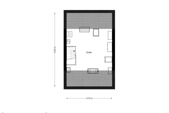 Plattegrond – Eendekroos 66, Drachten