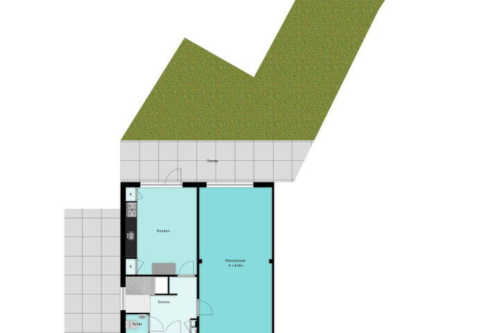 Plattegrond – Eerschotsestraat 94, Sint-oedenrode