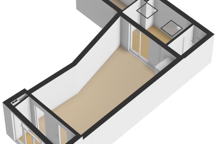 Plattegrond – Eerste Hunzestraat 12, Groningen