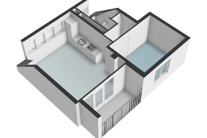 Plattegrond – Eerste Jan Steenstraat 45 E, Amsterdam