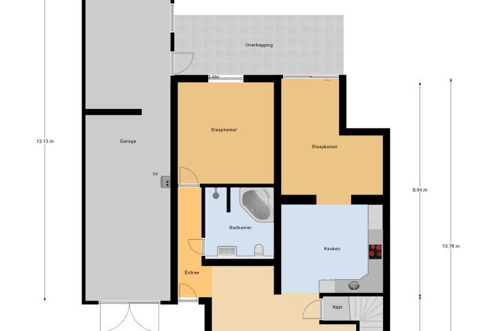 Plattegrond – Eerste Oosterstraat 9, Heerlen