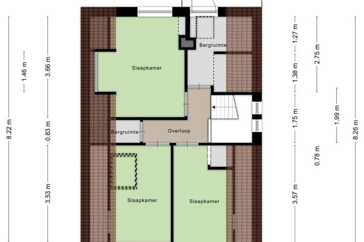 Plattegrond – Eexterweg 43, Gieten