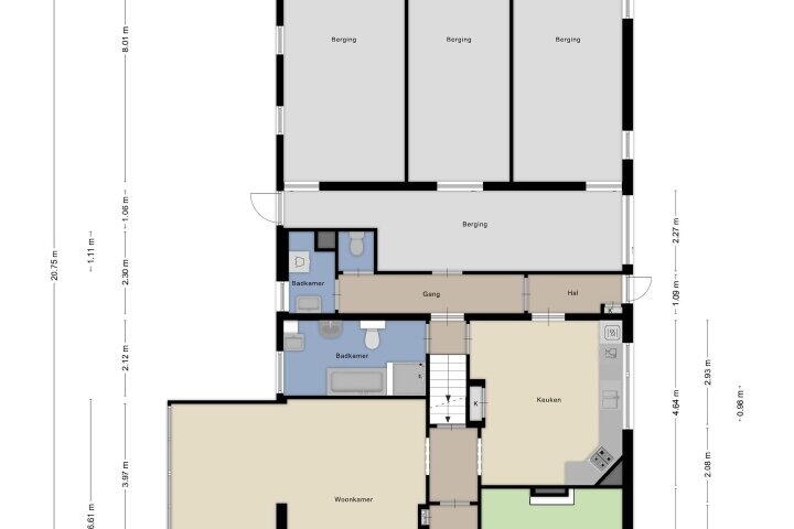 Plattegrond – Egelpad 11, Wijchen