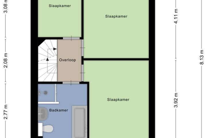 Plattegrond – Eglantier 44, Brunssum