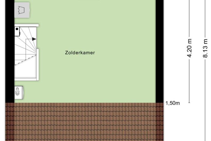 Plattegrond – Eglantier 44, Brunssum