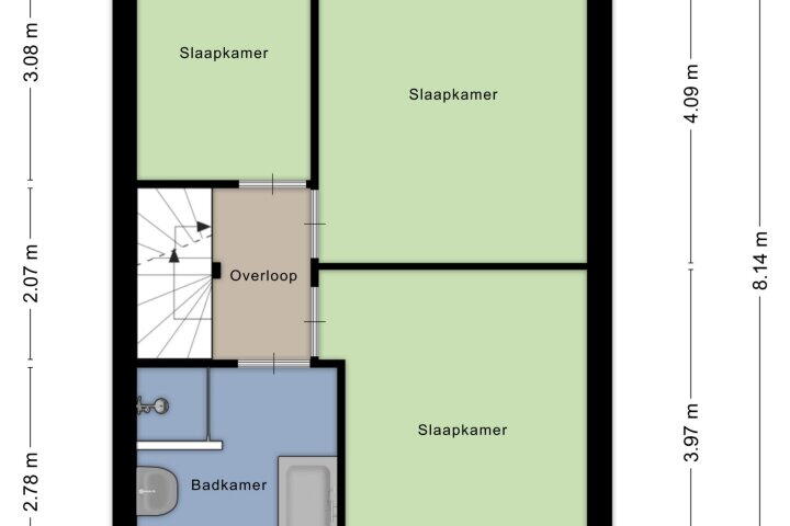 Plattegrond – Eglantier 47, Brunssum