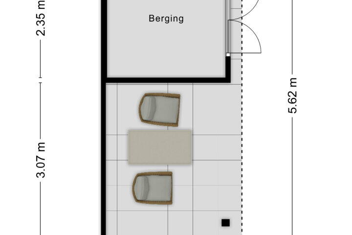 Plattegrond – Eiberberg 11, Roosendaal