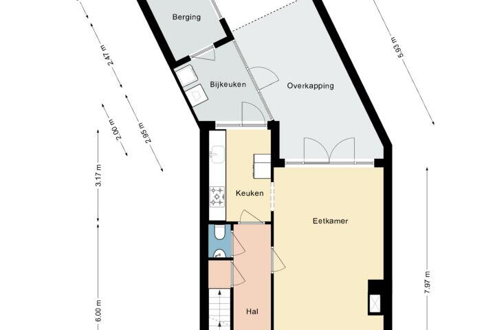 Plattegrond – Eikenderweg 115, Heerlen
