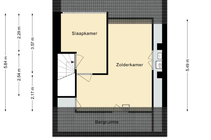 Plattegrond – Eikenderweg 115, Heerlen