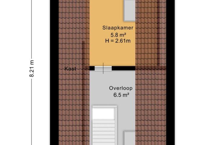 Plattegrond – Eikenlaan 3, Nieuw-Roden