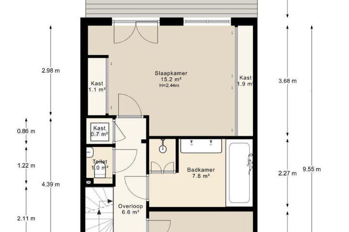 Plattegrond – Eikenrodelaan 54, Amstelveen