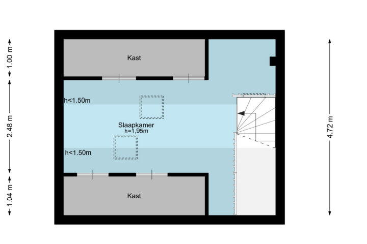 Plattegrond – Eikenrodelaan 69, Amstelveen