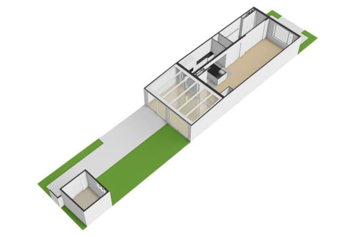 Plattegrond – Eikenrodelaan 73, Amstelveen