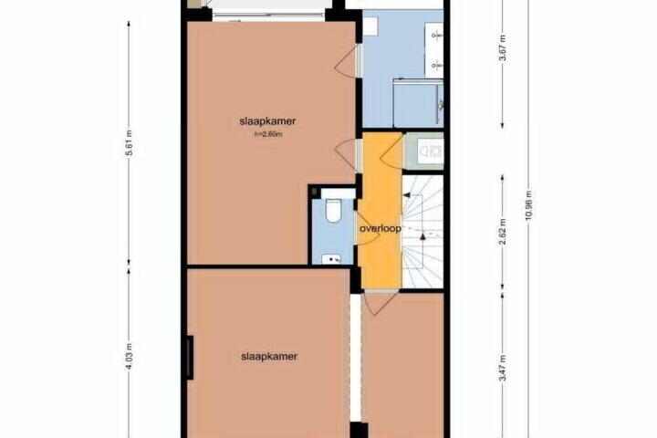 Plattegrond – Eikenrodelaan 73, Amstelveen