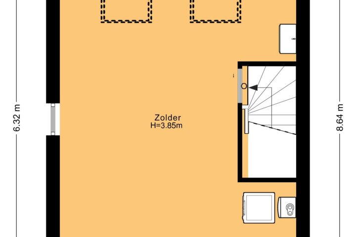 Plattegrond – Eiland van Maui 36, Heerhugowaard
