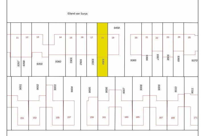 Plattegrond – Eiland van Surya 18, Heerhugowaard