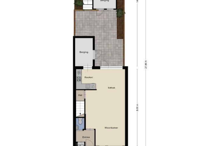 Plattegrond – Einder Coolhoff 19, Puth