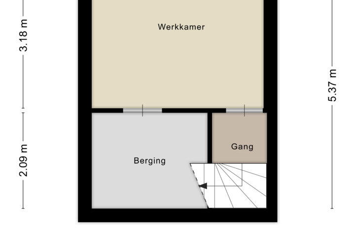 Plattegrond – Einsteinstraat 10 A, Amersfoort