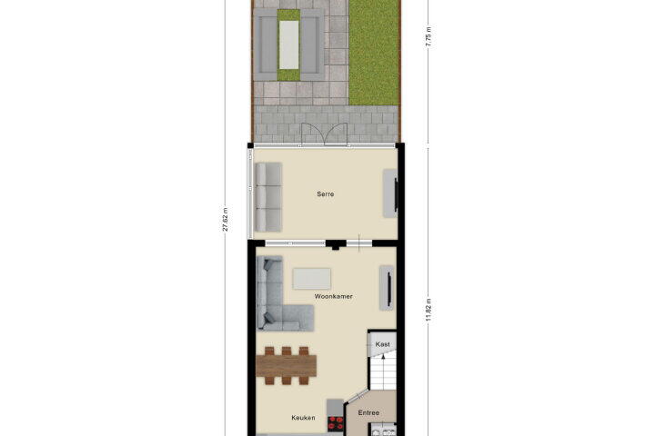 Plattegrond – Ekenberg 19, Roosendaal