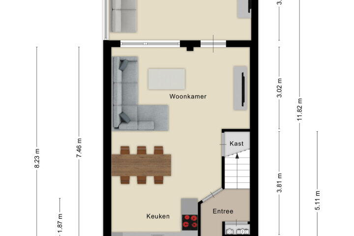 Plattegrond – Ekenberg 19, Roosendaal