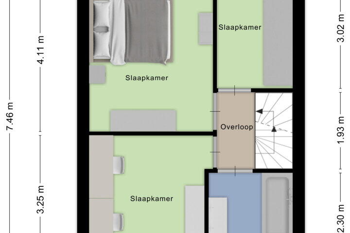 Plattegrond – Ekenberg 19, Roosendaal