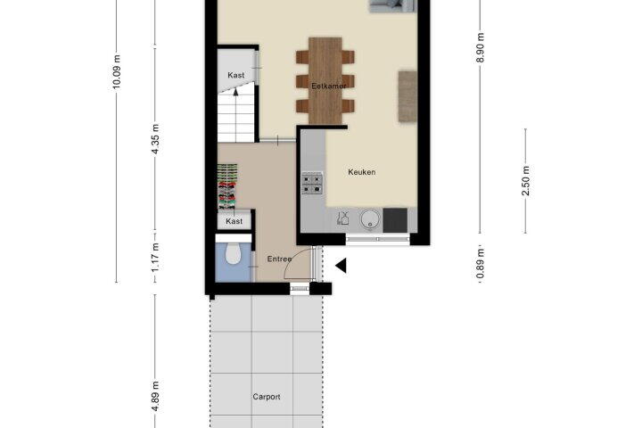 Plattegrond – Elandberg 10, Roosendaal