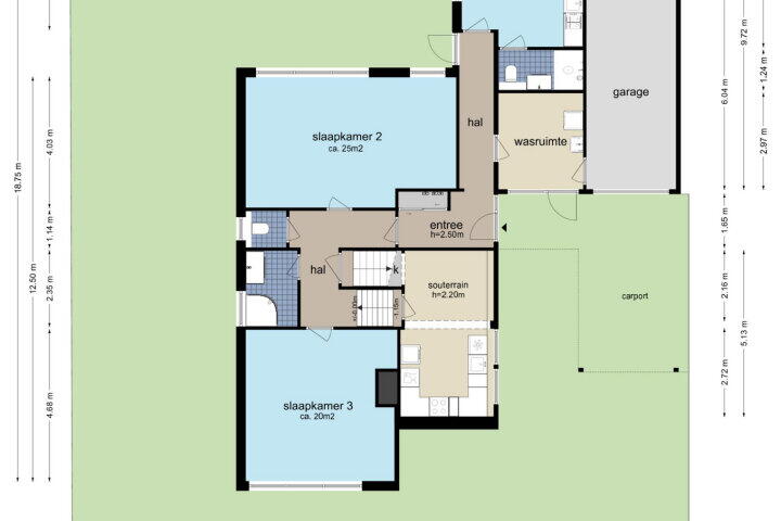 Plattegrond – Eleanor Rooseveltlaan 190, Amstelveen