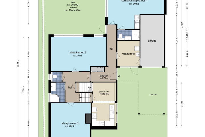 Plattegrond – Eleanor Rooseveltlaan 190, Amstelveen