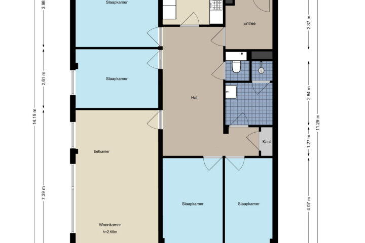 Plattegrond – Eleanor Rooseveltlaan 84, Amstelveen