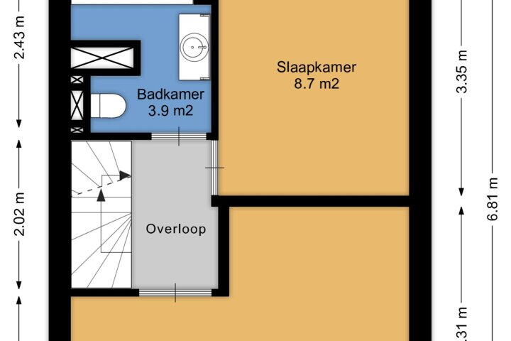 Plattegrond – Elferinksweg 36, Enschede