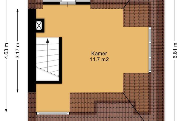 Plattegrond – Elferinksweg 36, Enschede