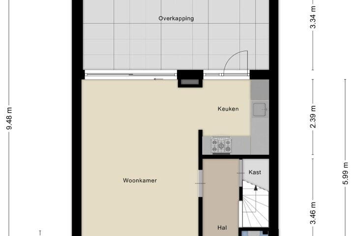 Plattegrond – Ellen 19, Assen