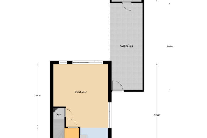 Plattegrond – Elmore Jamesstraat 4, Middelburg