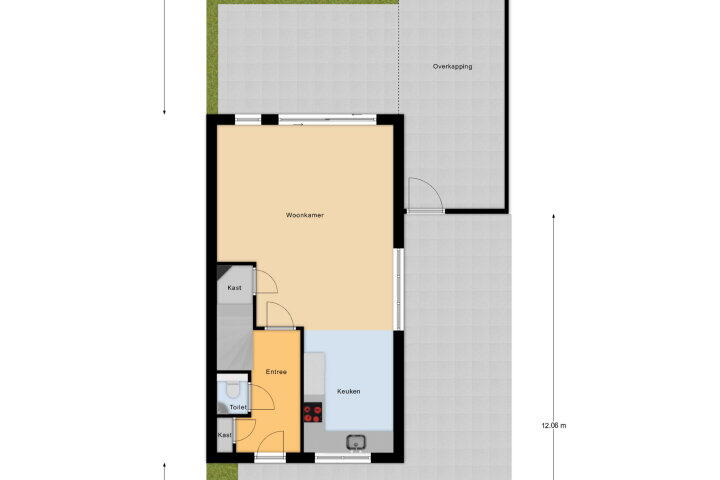 Plattegrond – Elmore Jamesstraat 4, Middelburg