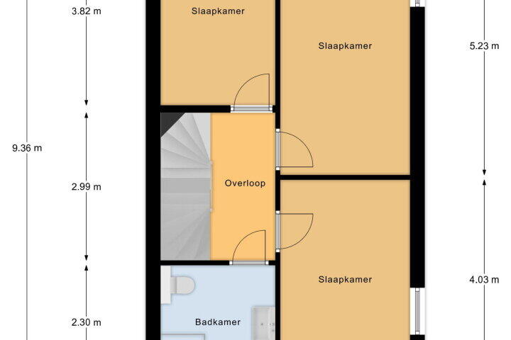Plattegrond – Elmore Jamesstraat 4, Middelburg