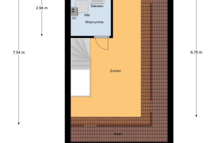 Plattegrond – Elmore Jamesstraat 4, Middelburg