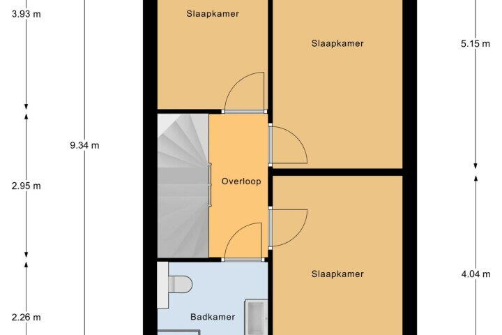 Plattegrond – Elmore Jamesstraat 5, Middelburg
