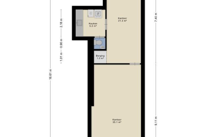 Plattegrond – Elsstraat 17, Beek