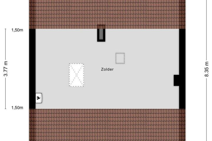 Plattegrond – Emilia van Nassaustraat 15, Wijchen
