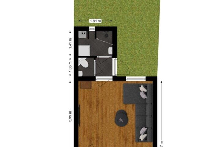 Plattegrond – Emmastraat 30, Sliedrecht