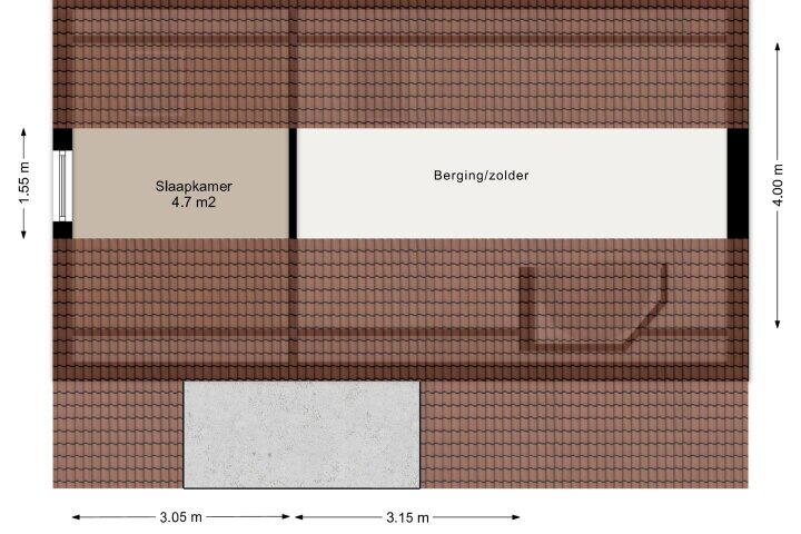Plattegrond – Emmastraat 40, Wierden