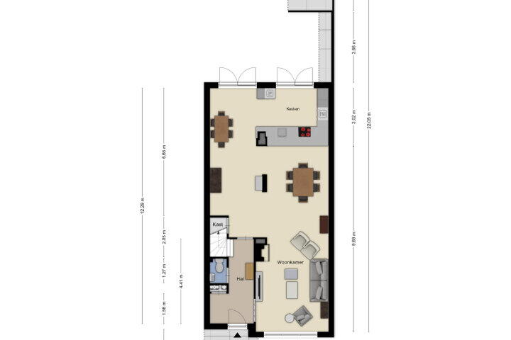 Plattegrond – Enargietdijk 10, Roosendaal