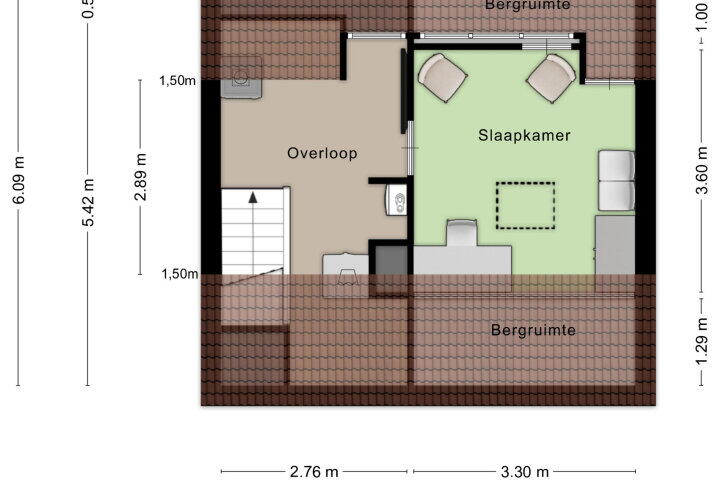 Plattegrond – Enargietdijk 10, Roosendaal