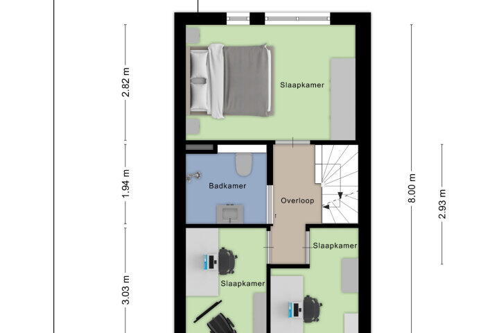 Plattegrond – Enclaveberg 100, Roosendaal