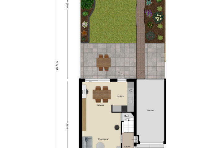 Plattegrond – Enclaveberg 25, Roosendaal
